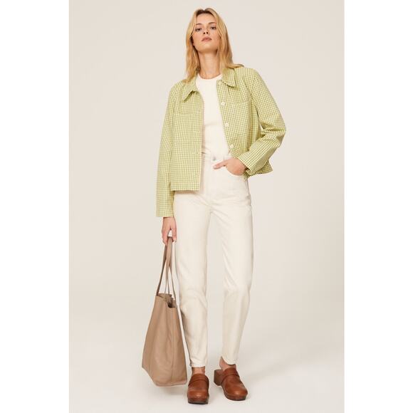 Levi's Jackets & Blazers - Levi’s Janey Check Green Plaid Button Front Jacket Size Medium